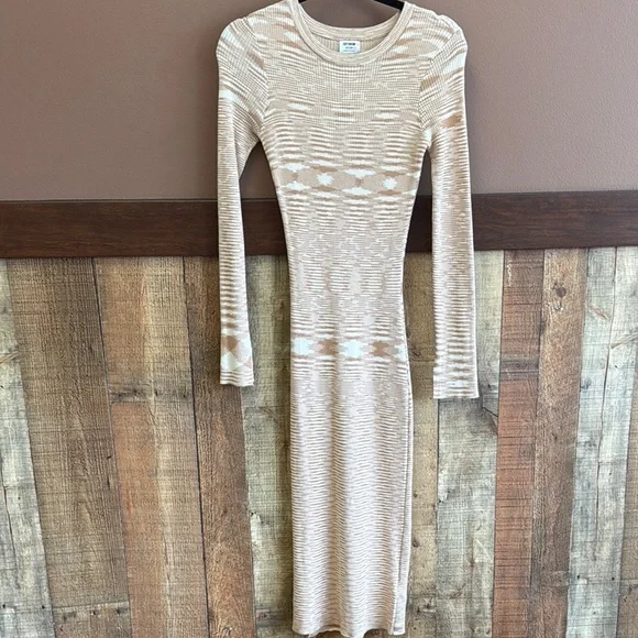 Cotton On | Dresses | Cotton On Cream Ribbed Bodycon Dress | Poshmark